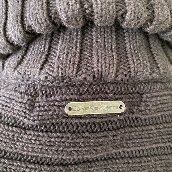 Women’s Black Calvin Klein Button-up Sweater Size Large - Picture 9 of 12